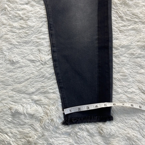 LANE BRYANT High Rise Raw Hem Skinny Jeans - Picture 5 of 10